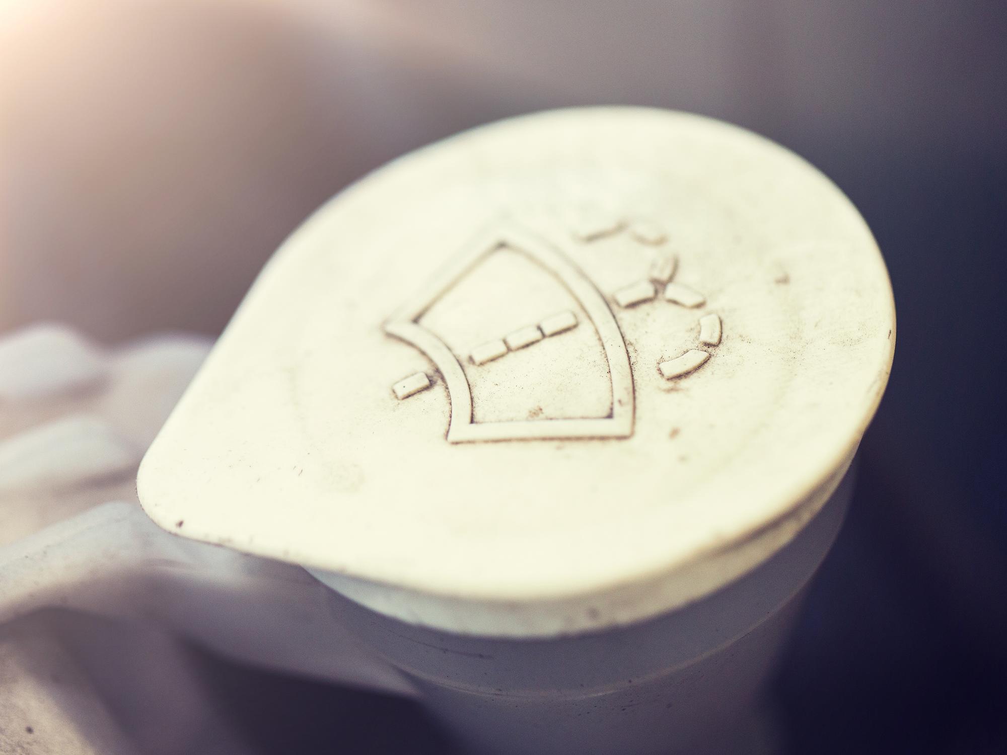 Ceramic tableware studio mark